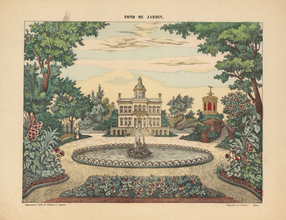 Petit théâtre : Fond de jardin