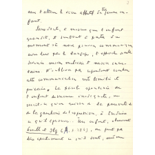 Manuscrit et tapuscrit du Traité de Psychologie enfantine. 