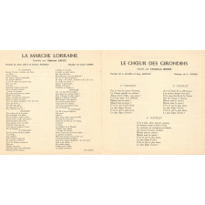 Chants au C.E.P. : programme officiel
