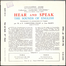 Hear and Speak : the sounds of English : entraînement à la prononciation de l'anglais. 8ème disque