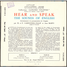 Hear and Speak : the sounds of English : entraînement à la prononciation de l'anglais. 9ème disque