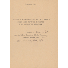 L'Expansion de la Congrégation de la mission, de la mort de Vincent de Paul à la Révolution française.