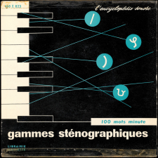 Gammes sténographiques : 100 mots minute