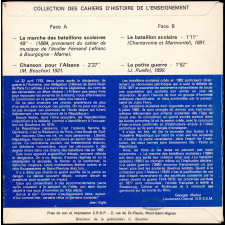 Chants patriotiques des écoliers 1884-1921