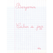 Cahier du jour 2