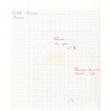 Cahier du jour n°2