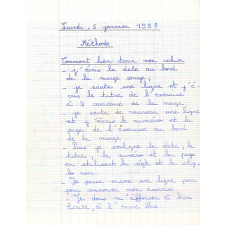 Cahier du jour n°2