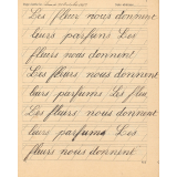 Cahiers préparés d'écriture Cahier n°1