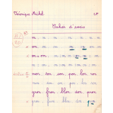 Cahier d'essais
