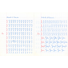 Cahier d'écriture