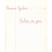 Cahier du jour 