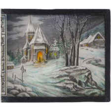 Village sous la neige