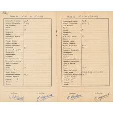 Carnet scolaire