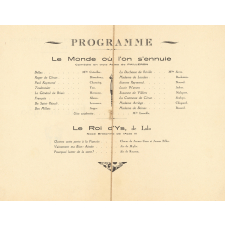 Programme : Fête de l'école normale d'institutrices : Rouen