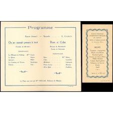 Programme : Fête de l'association des anciennes élèves de l'école normale d'institutrices : Rouen