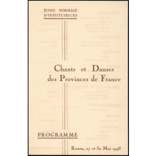 Programme : Fête de l'école normale d'institutrices : Rouen