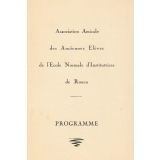 Programme : Représentation de l'association des anciennes élèves de l'école normale : Rouen