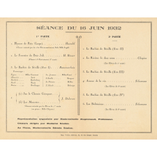Programme : Représentation de l'association des anciennes élèves de l'école normale : Rouen