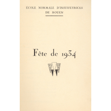 Programme : Fête : Ecole normale : Rouen