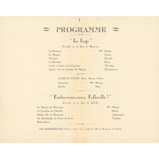 Programme : Fête : Ecole normale : Rouen