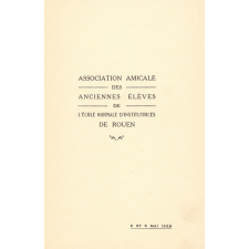 Programme : Spectacle : Association amicale des anciennes élèves de l'école normale : Rouen
