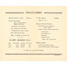 Programme : Spectacle : Association amicale des anciennes élèves de l'école normale : Rouen