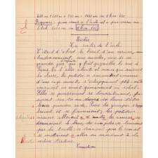 Cahier du jour