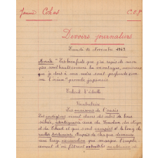 Devoirs journaliers