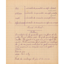 Devoirs journaliers