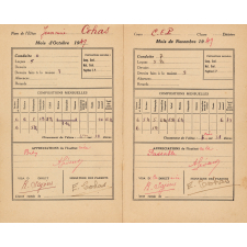 Livret mensuel de correspondance