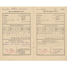Livret mensuel de correspondance