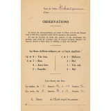 Livret mensuel de correspondance