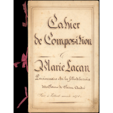 Cahier de composition : Marie Lacan