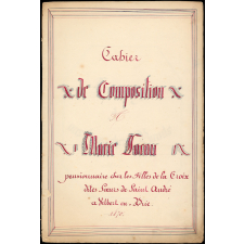 Cahier de composition