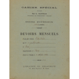 Cahier : Devoirs mensuels