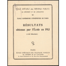 Documents relatifs à l'École Spéciale des Travaux Publics, du Bâtiment et de l'Industrie de Paris. 