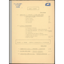 Lycée Porte Océane du Havre. Carnet d'accueil. Rentrée 1972. 
