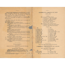 École de Haut Enseignement Commercial pour les Jeunes Filles. Programme des cours et réglement intérieur.