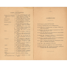 École de Haut Enseignement Commercial pour les Jeunes Filles. Programme des cours et réglement intérieur.