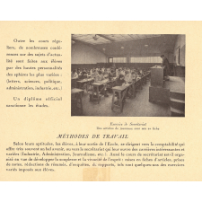 École de Haut Enseignement Commercial pour les Jeunes Filles. Prospectus. 