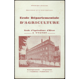 Prospectus de l'École Départementale d'Agriculture d'Yvetot et École d'Agriculture d'Hiver. 