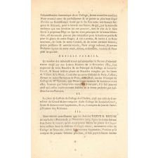 Lettres Patentes du Roi pour le Collège de Louis-le-Grand. 