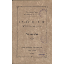 Lycée Hoche de Versailles. Prospectus.