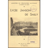 Prospectus du Lycée Janson de Sailly. 