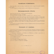 École théorique et pratique de Menuiserie du département de la Seine. Prospectus et Statuts. 