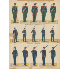 Planche N°16 : Artillerie montée : Pupilles de l'armée : Garde civique