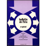 Bulletin de l'IRIA. Institut de Recherche d'Informatique et d'Automatique. Novembre 1971.