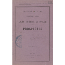 Lycée impérial de Toulon. Prospectus. 