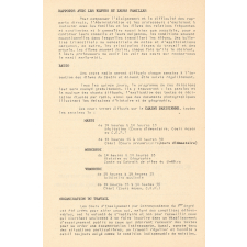Cours d'enseignement par correspondance radio et télévision du 1er degré. Réglement général. 
