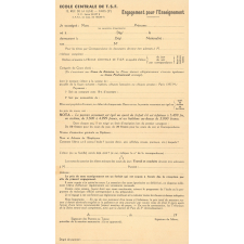Documents relatifs à l'École Centrale de T.S.F. à Paris.
